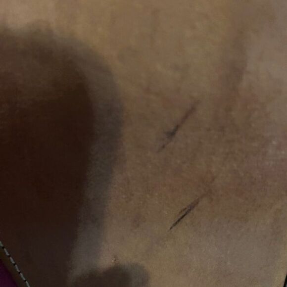 Claudia Firenze Italian Made Coffee Brown Leather with Pink Suede Tote - Picture 5 of 11